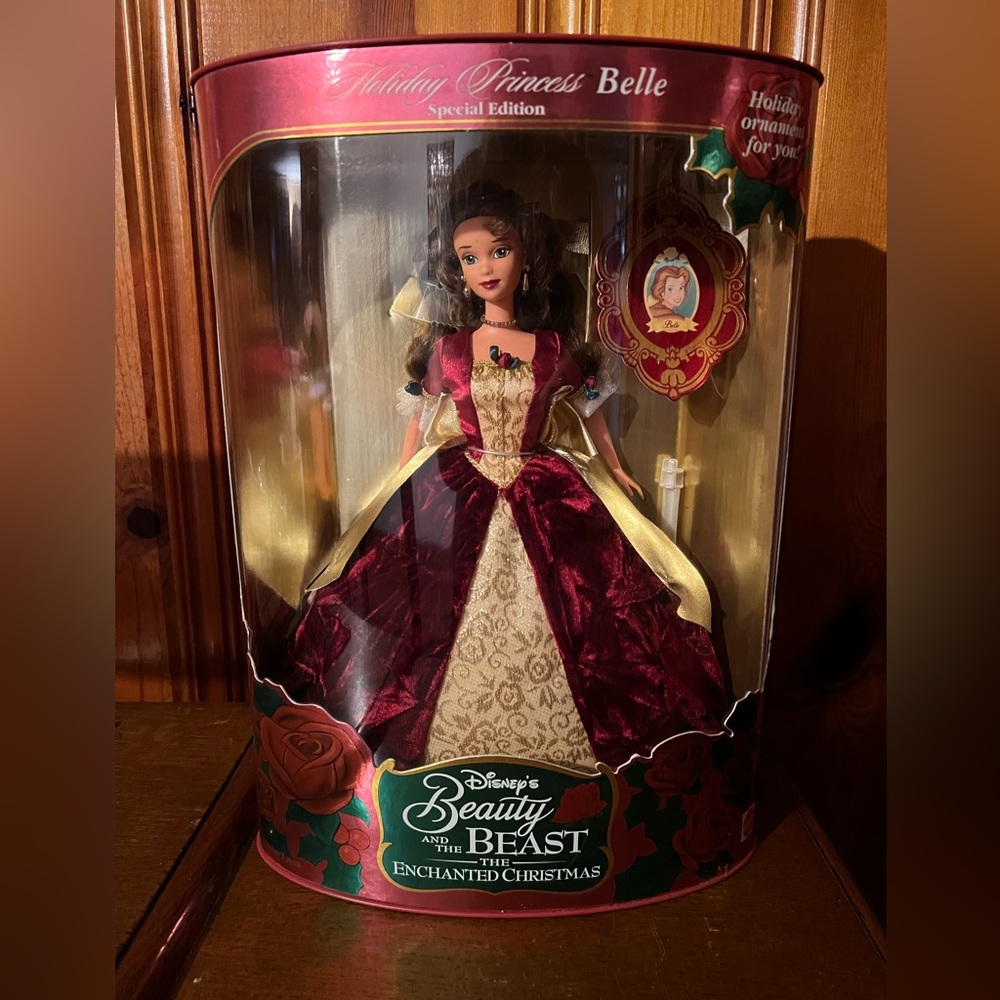 Disney’s Beauty & The Beast Enchanted Christmas Holiday Princess Belle Doll